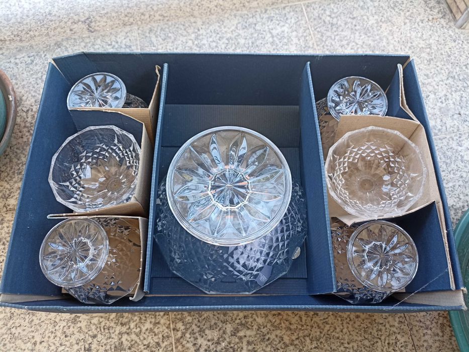 Taças de cristal de vários tamanhos Longchamp