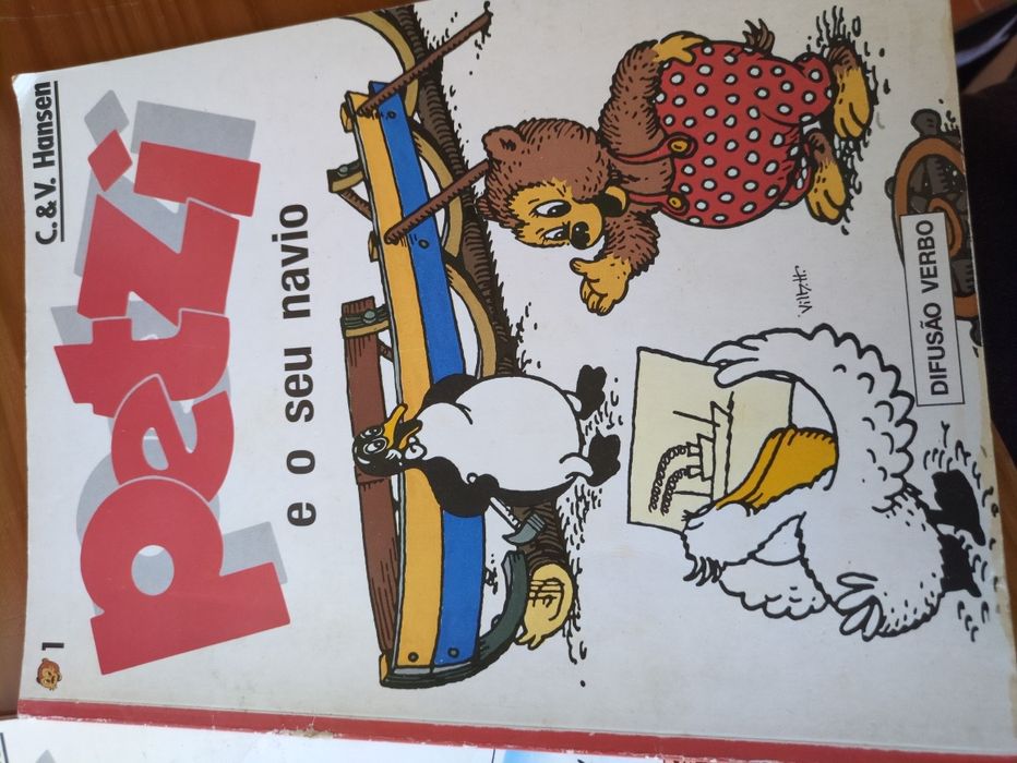 Livros de Petzi de Carla e Vilhen Hansen