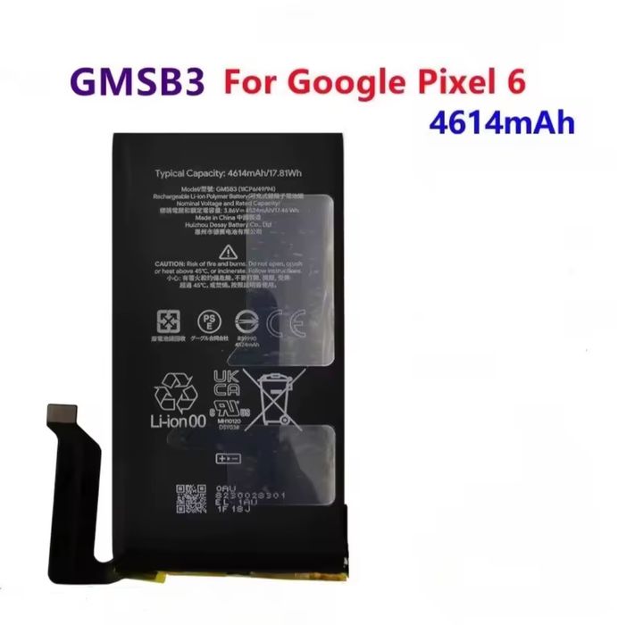 Новая Батарея Google Pixel 6A 6 6 Pro 7 7A 7 Pro аккумулятор pixel 6