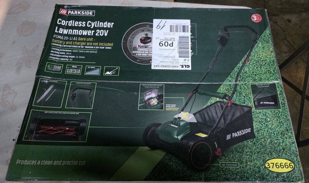 Corta Relva Parkside a Bateria