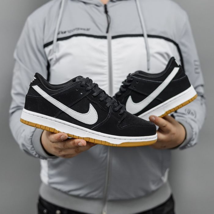 Кросівки Nike SB Dunk Black/White premium | Кроссовки Найк чоловічі