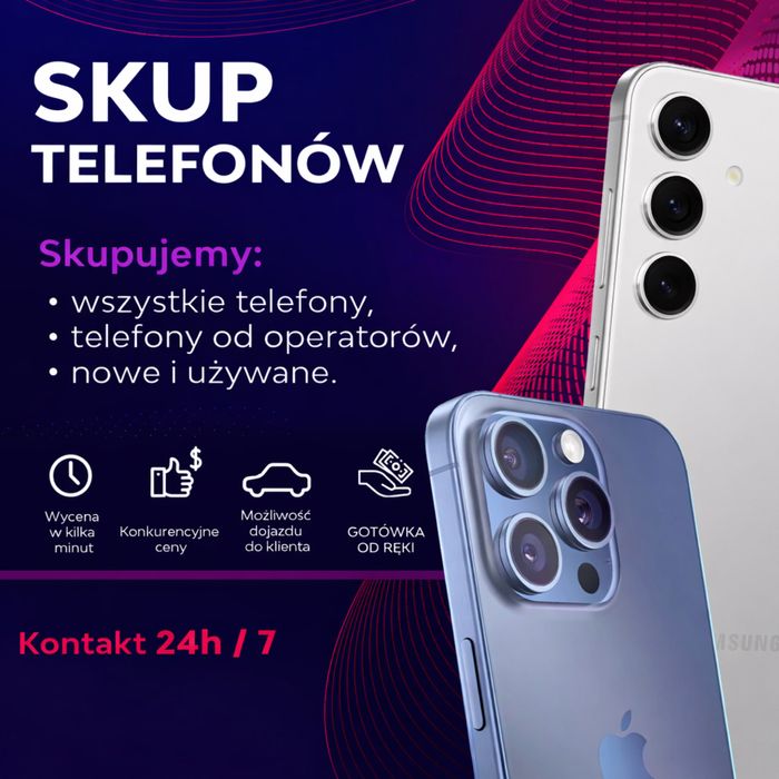 Skup telefonów GOTÓWKA do ręki iPhone Samsung Apple Częstochowa