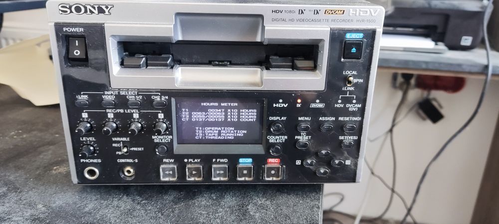 Rejestrator video  studyjny Sony hvr-1500