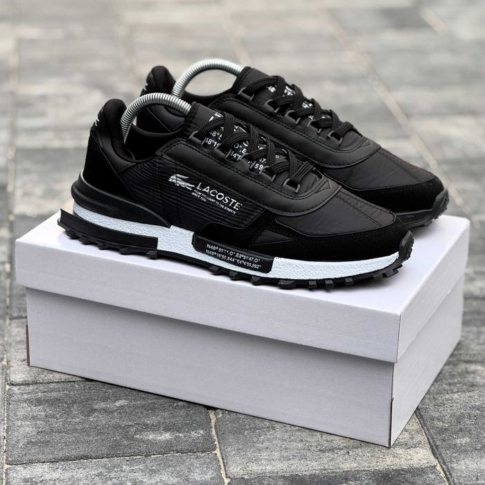 Lacoste кроссовки мужские оригинал новые черные лакоста Active PRM
