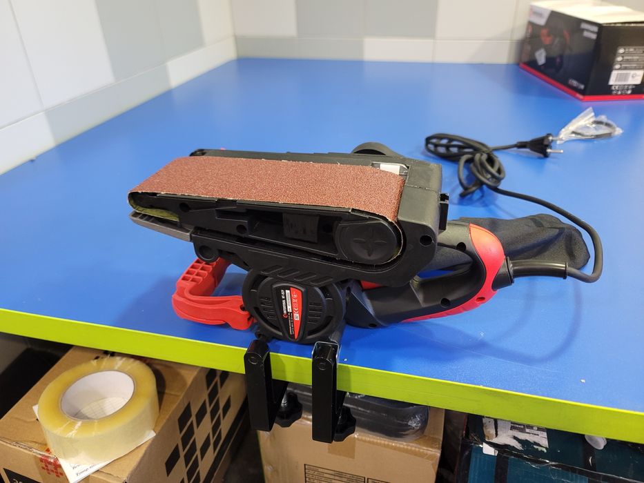 Шлифмашина ленточная Гриндер Storm Intertool WT-0529 36мес Гар. 76×457