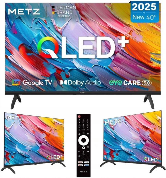 Telewizor Metz 40" QLED Smart TV Google TV 40MQF7000Z