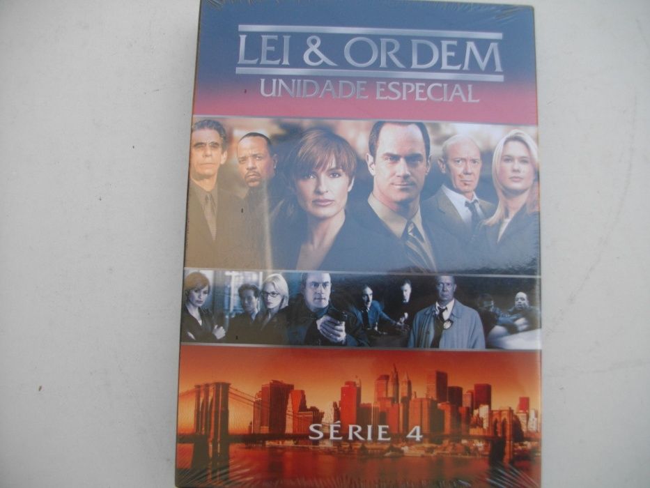 4 Séries seladas: Lei & ordem, unidade especial (1,2,3,4) em DVD