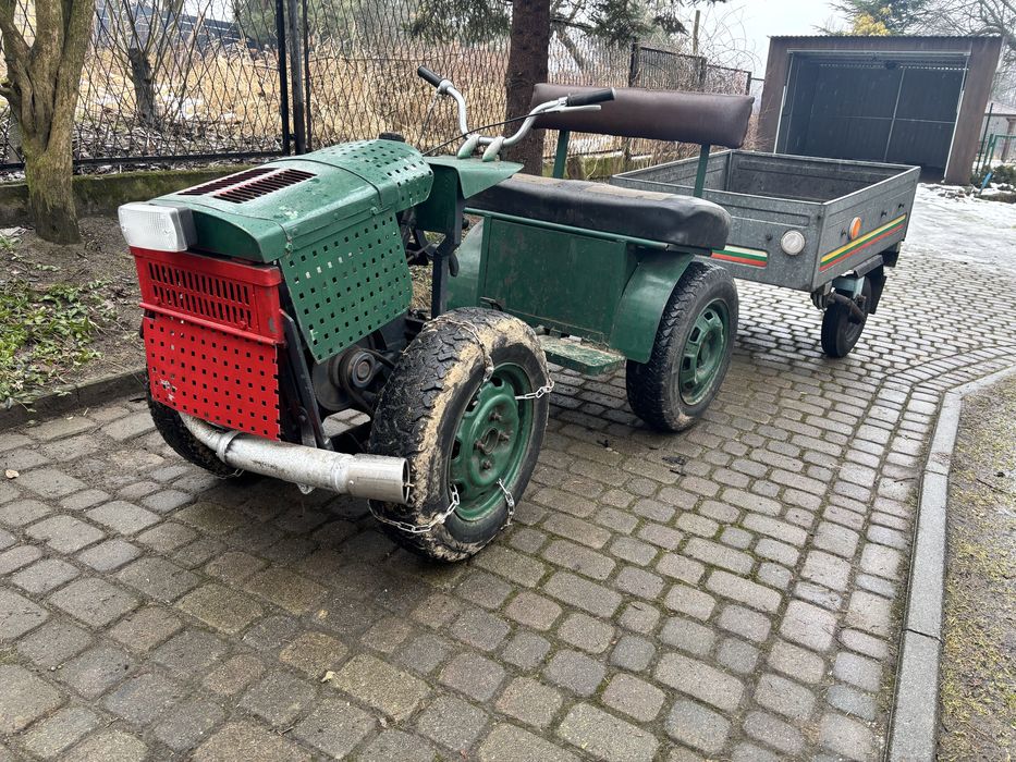 Traktor dzik sam silnik wfm skosna glowica