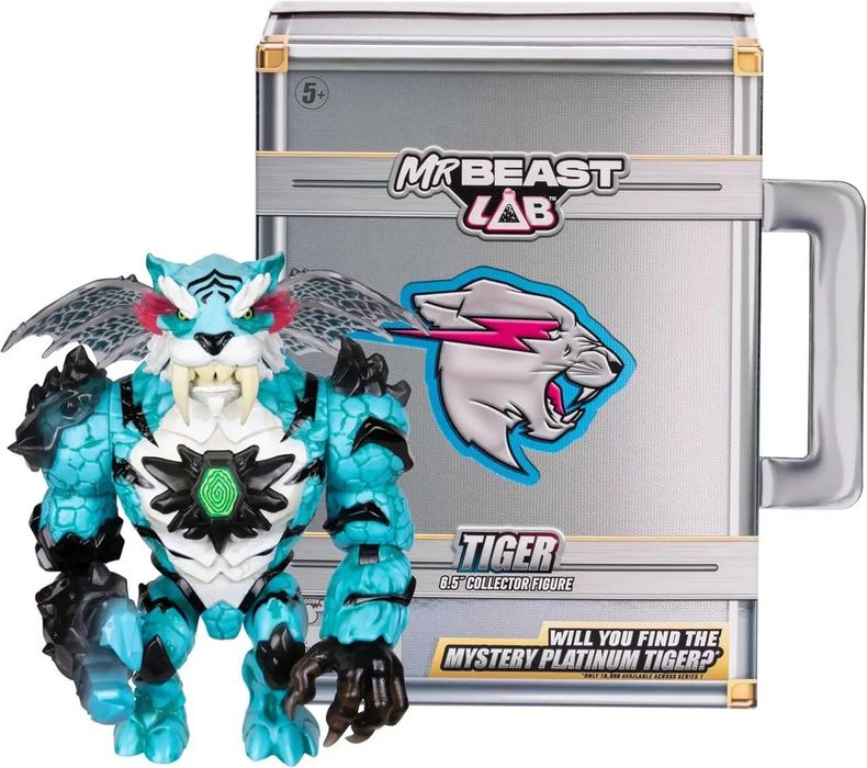 Фигурка Сюрприз Тигр Мистер Бист MrBeast Lab Apex Beast Tiger Moose
