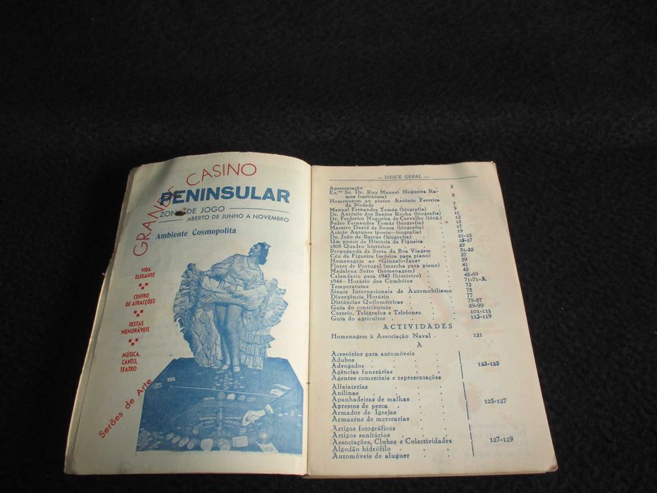 Guia Turístico Comercial Industrial Figueira da Foz Segundo Ano 1945