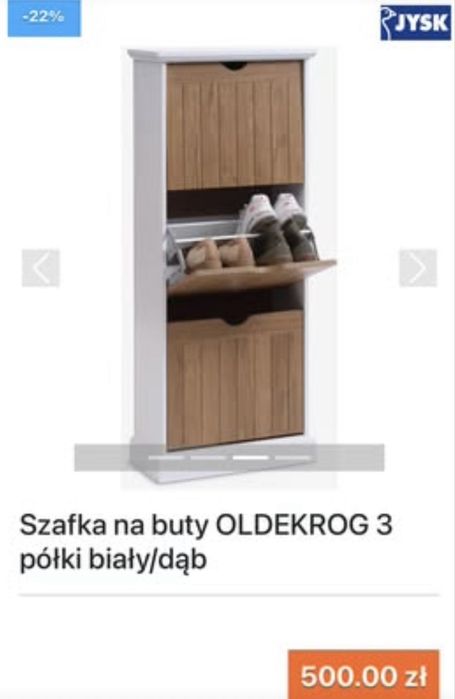 Sprzedam szafkę na buty i ławkę z szufladami