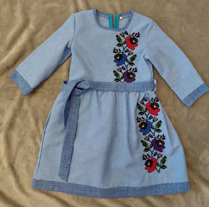 Сукня з вишивкою ТМ Mережка, розмір 110-116см