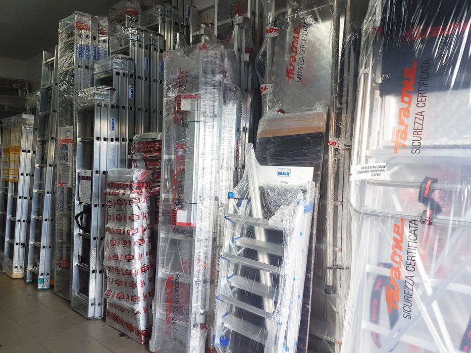 Rusztowanie aluminiowe jezdne Krause Faraone Drabex Drabest, akcesoria