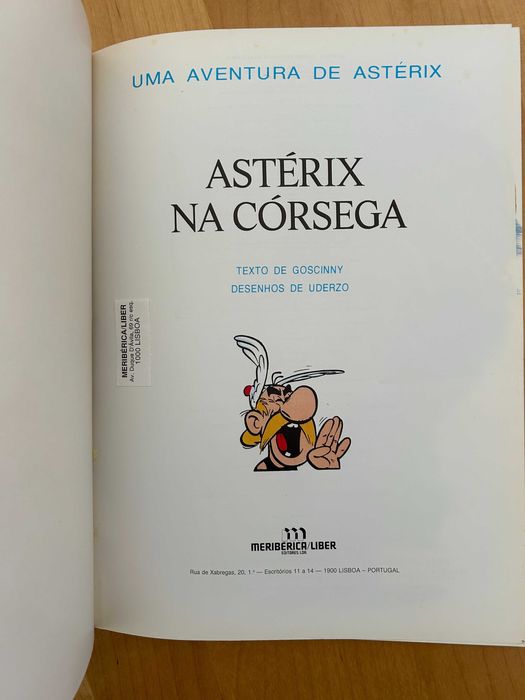 Asterix na Córsega BD de capa mole