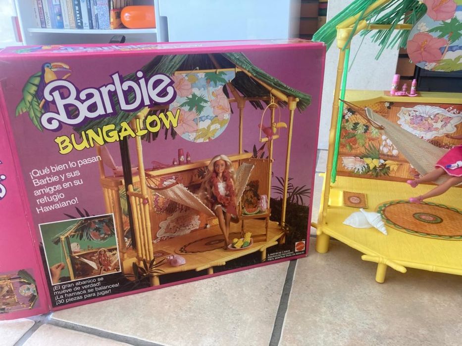 Barbie bungalow na caixa