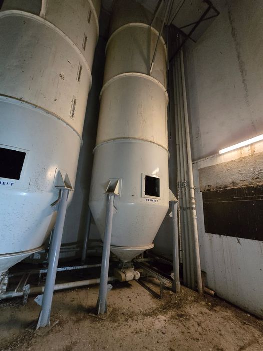 Silos po mące wysokość 9 m, 27m³