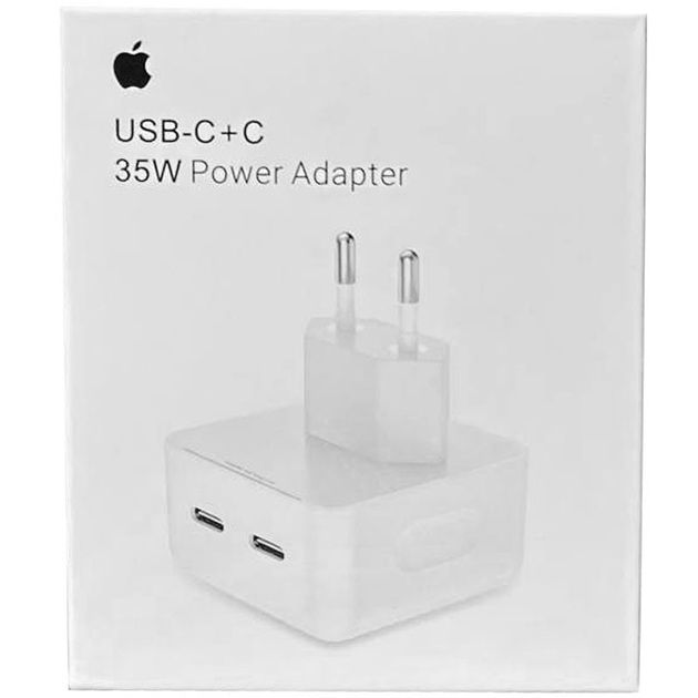 Зарядний пристрій 35W 2 USB-C для Apple iPhone/iPad