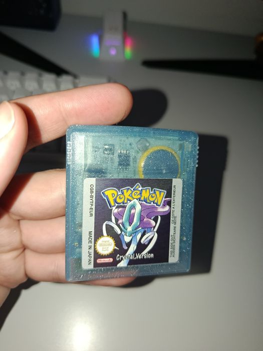 Pokemon Crystal Inglês com pcb japonesa