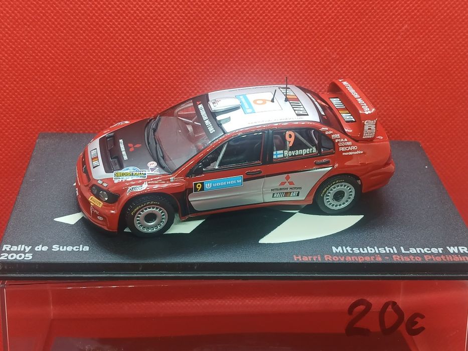 Miniaturas  1/43 Mitsubishi Rallyes em muito bom estado 8 diferentes