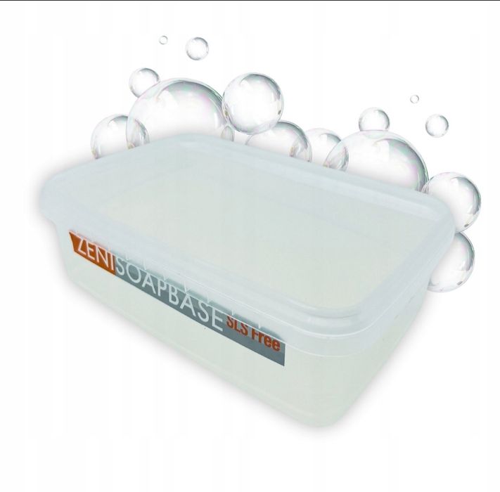 Baza mydlana transparentna ekstra przeźroczysta bez SLS PREMIUM 1kg