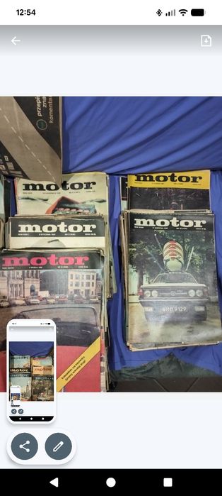 Czasopisma Motor ok.360szt rok 1975 76 80 do 88