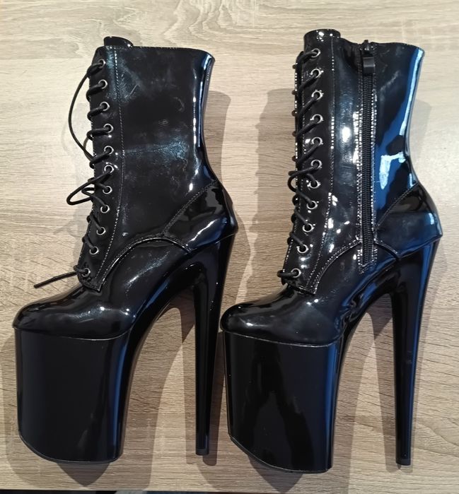 Botki damskie czarne