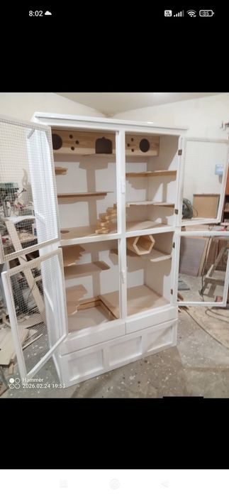 Woliera klatka dla gryzoni szynszyla koszatniczki