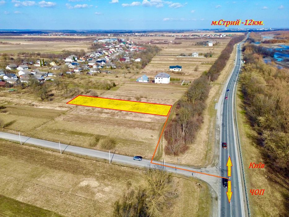 Продається земельна ділянка біля м. Стрий