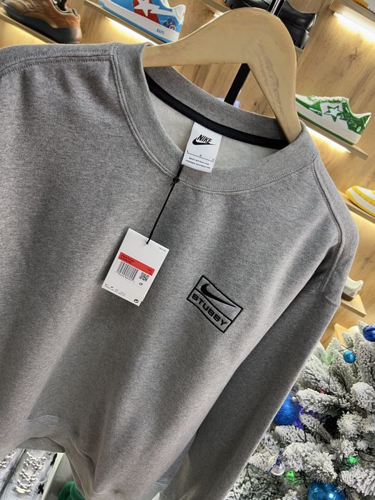 Світшот Nike x Stussy Logo Gray