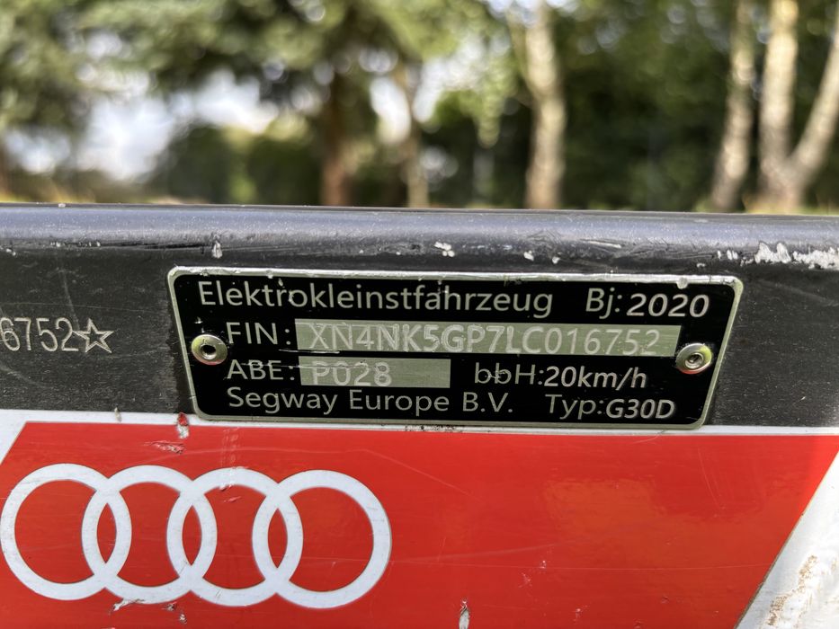 Hulajnoga audi segway
