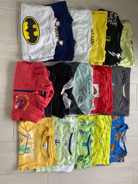 Bluzy, bluzki, t-shirt r.110-116 paka ubrań