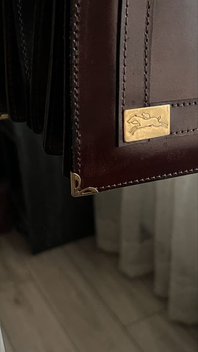 Сумка бренд Longchamp шкіряна