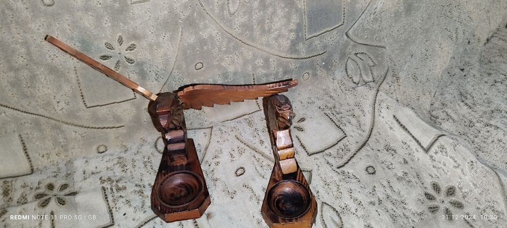 Sprzedam popielniczkę drewnianą kształt orła myśl góralska