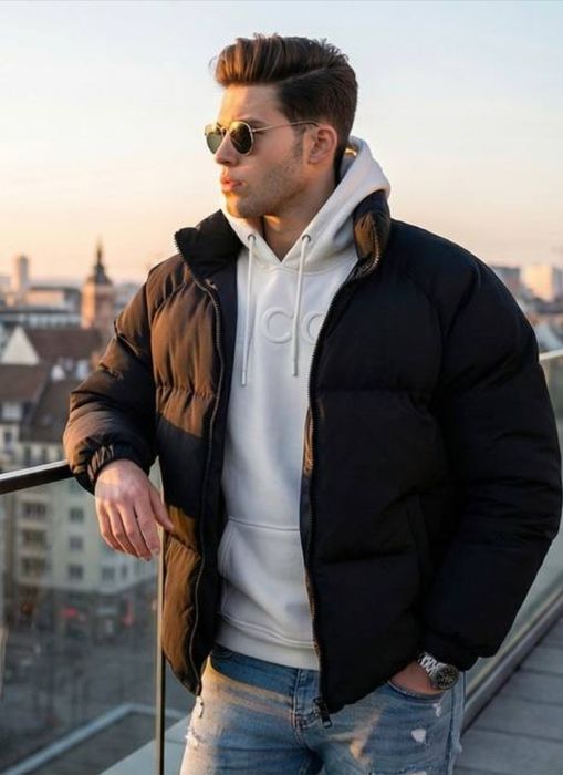 Мужская зимняя курточка чоловіча зимова куртка