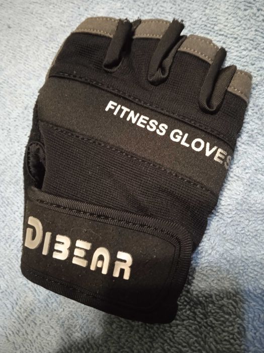 Перчатки для тренажерного зала Dibear Fitness Gloves Размер S (7)