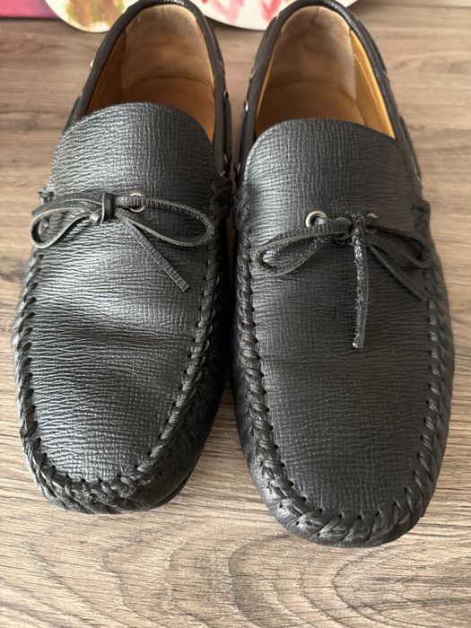 Мужские  кожаные мокасины Massimo Dutti