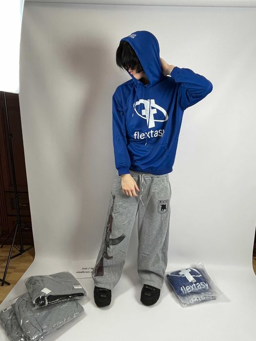 AK-47 Wide Trackpants | Широкие Оверсайз Спортивки Автомат Калашникова