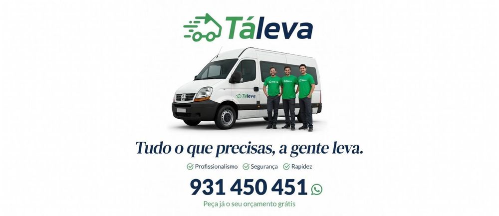 Mudanças e Transporte Lisboa | 25€/h | + Montagem e Pequenos Reparos