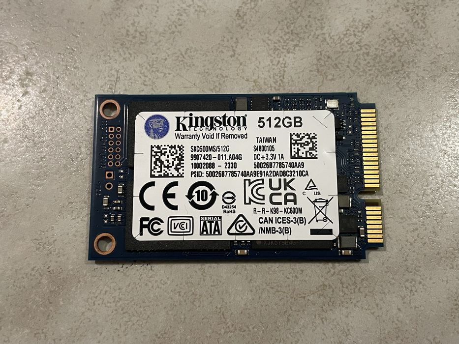 512GB mSATA SSD Kingston KC600