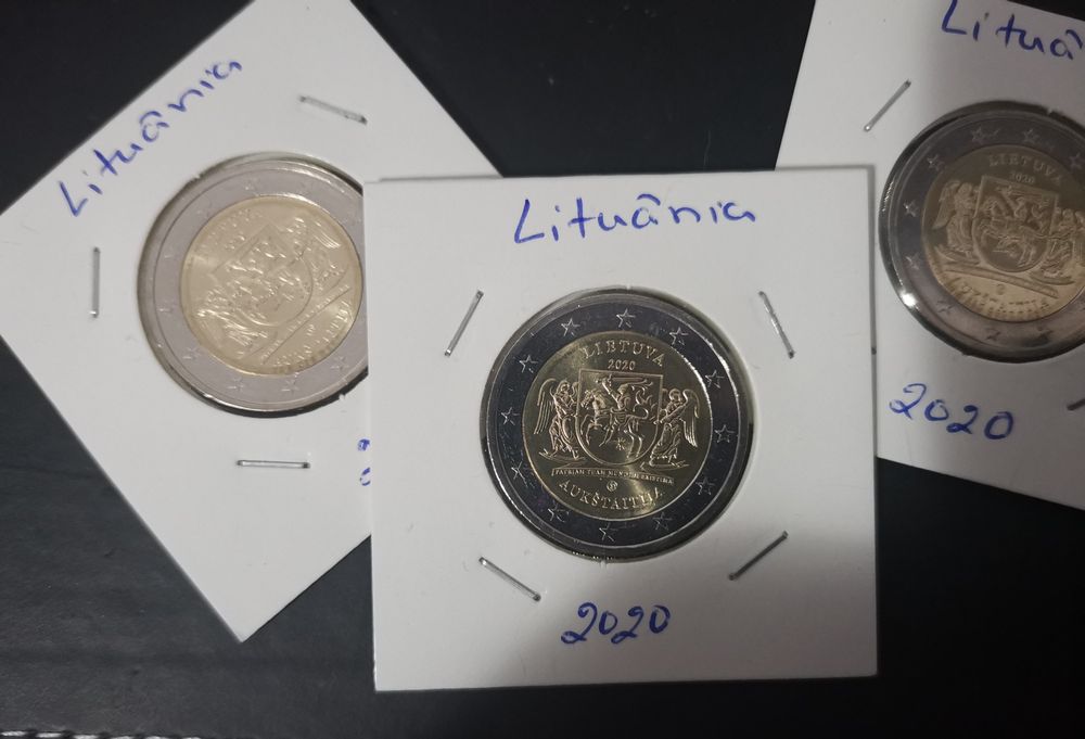 Moeda UNC 2€ Lituânia 2020