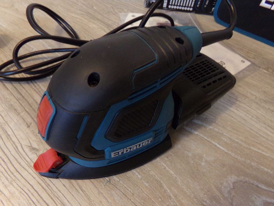 NOWA szlifierka oscylacyjna Erbauer EDLS160 żelazko delta