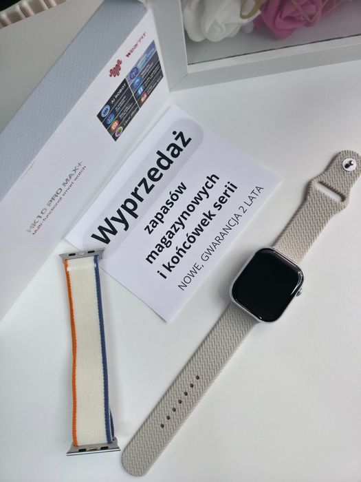 Smartwatch Pro Max Gen 5 – AMOLED 2,02”, rozmowy Bluetooth, nowy
