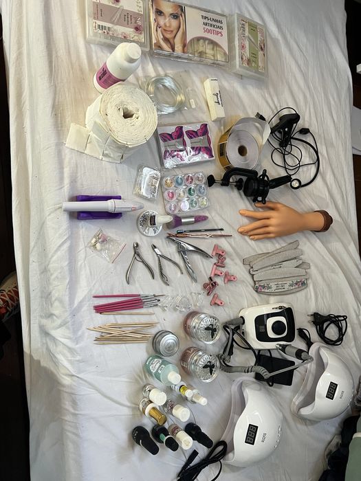 Kit para unha de gel e fibra