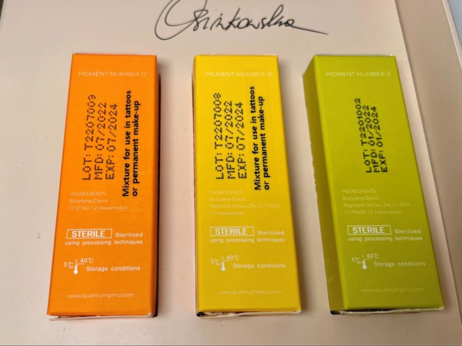 Pigmenty Quantum - do cwiczeń