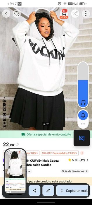 Casaco acolchoado usado 3 vezes