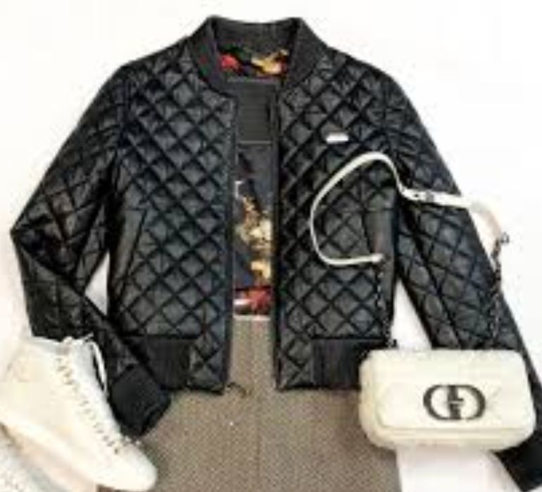 Куртка бомбер оригинал кожа кожаная Philipp plein