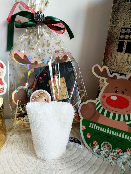 FAce glove rękawiczka Raypath plis maseczka na Święta