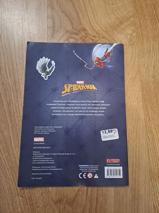 Książka Spiderman Wielkie pranie