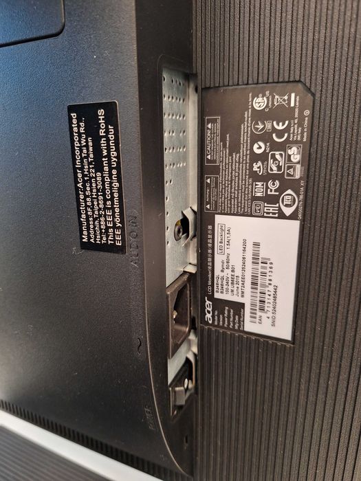 Monitor  24 cale Acer B246HQL, regulacja, IPS, stan bdb