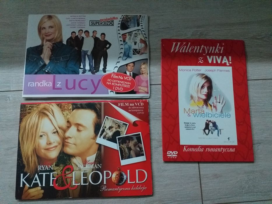 Płyty dvd filmów różnych